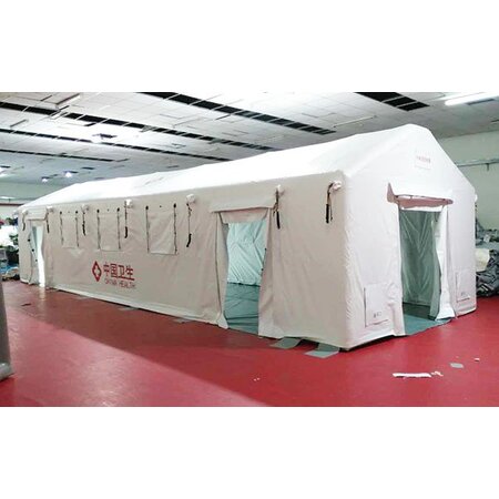 白色醫用充氣帳篷